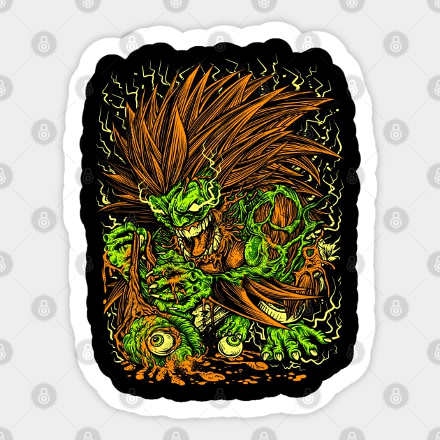 Blanka Sticker by KawaiiDread